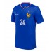 Camiseta Francia Ibrahima Konate #24 Primera Equipación Replica Eurocopa 2024 mangas cortas